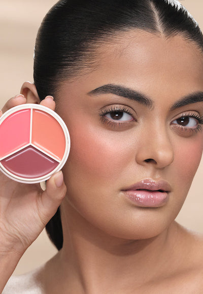 Get The Look: Using Magic Touch Blush Trio in Peach