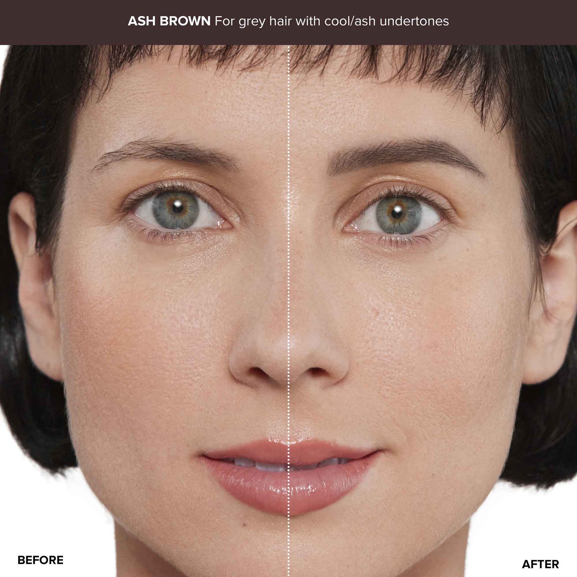 Ash Brown | Brow Wiz® Before After Ash Brown