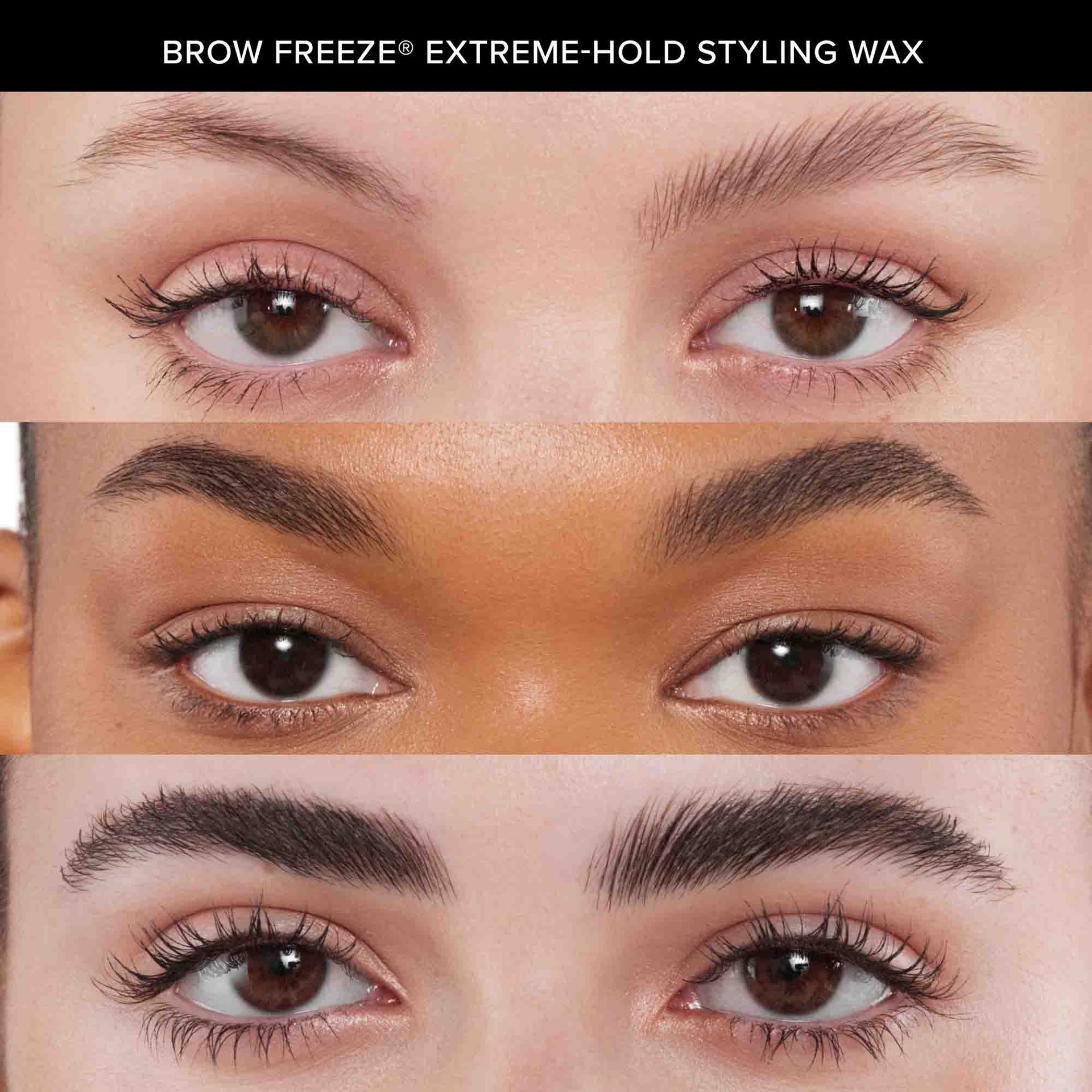 Brow Freeze Before & After 