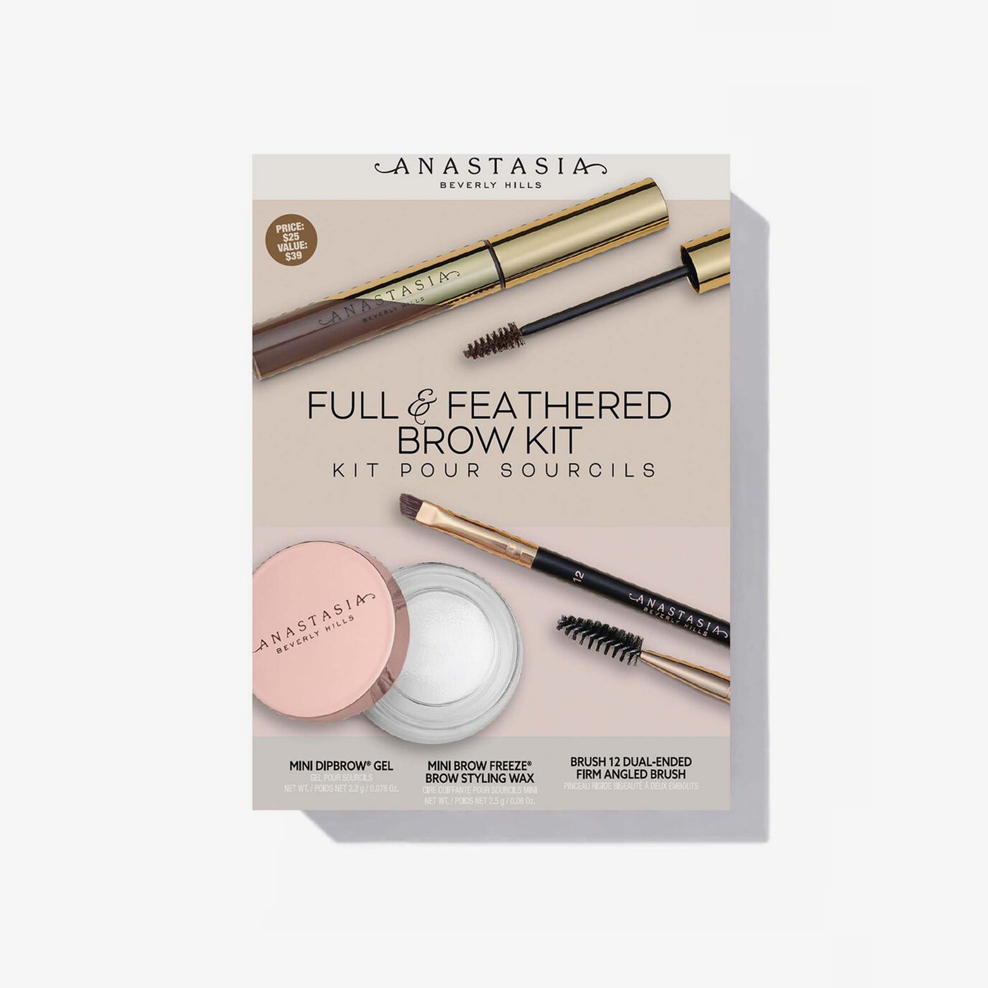 Soft Brown |Full & Feathered Brow Kit - Soft Brown
