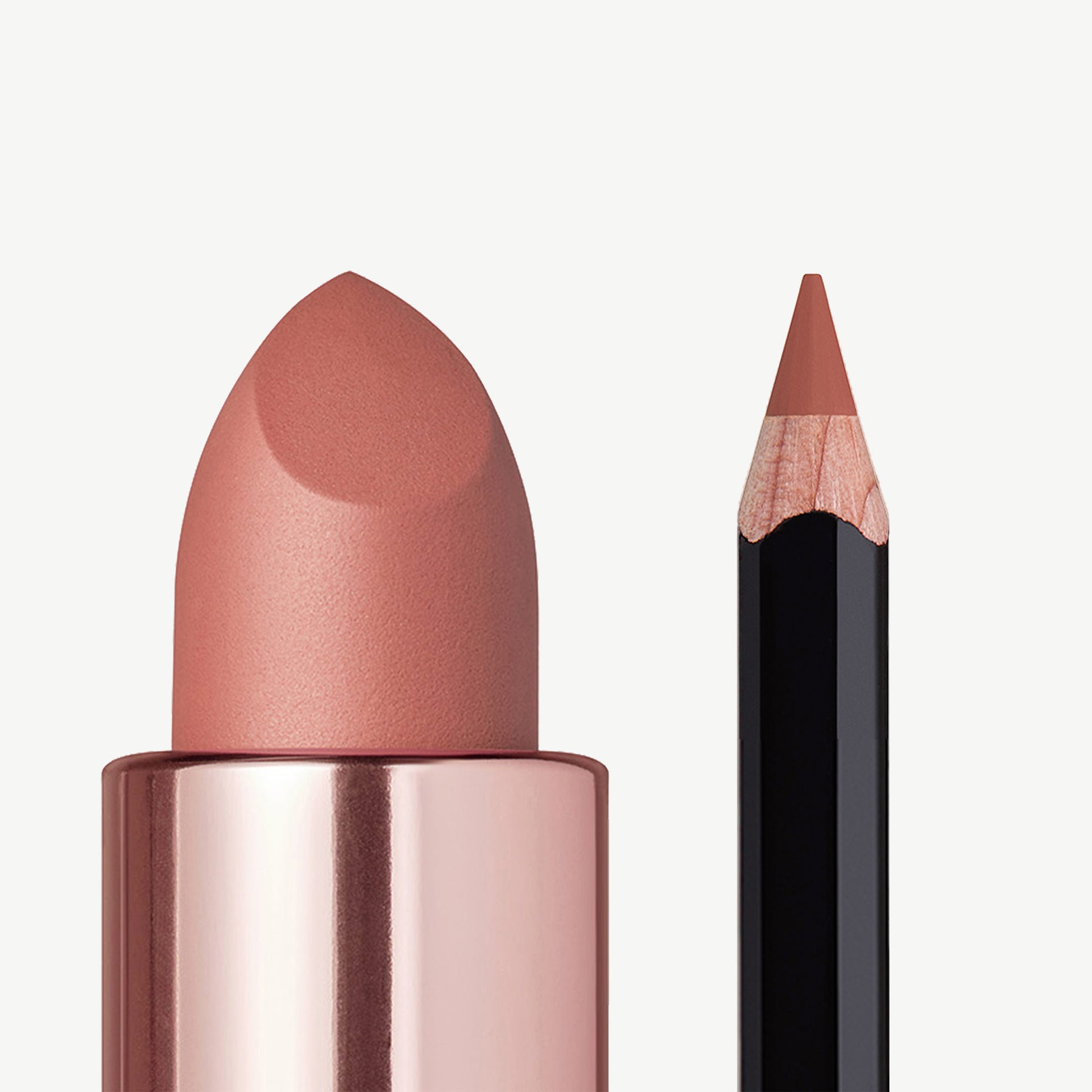 Deep Taupe & Blush Brown |Velvet-Matte Lip Duo - Deep Taupe & Blush Brown