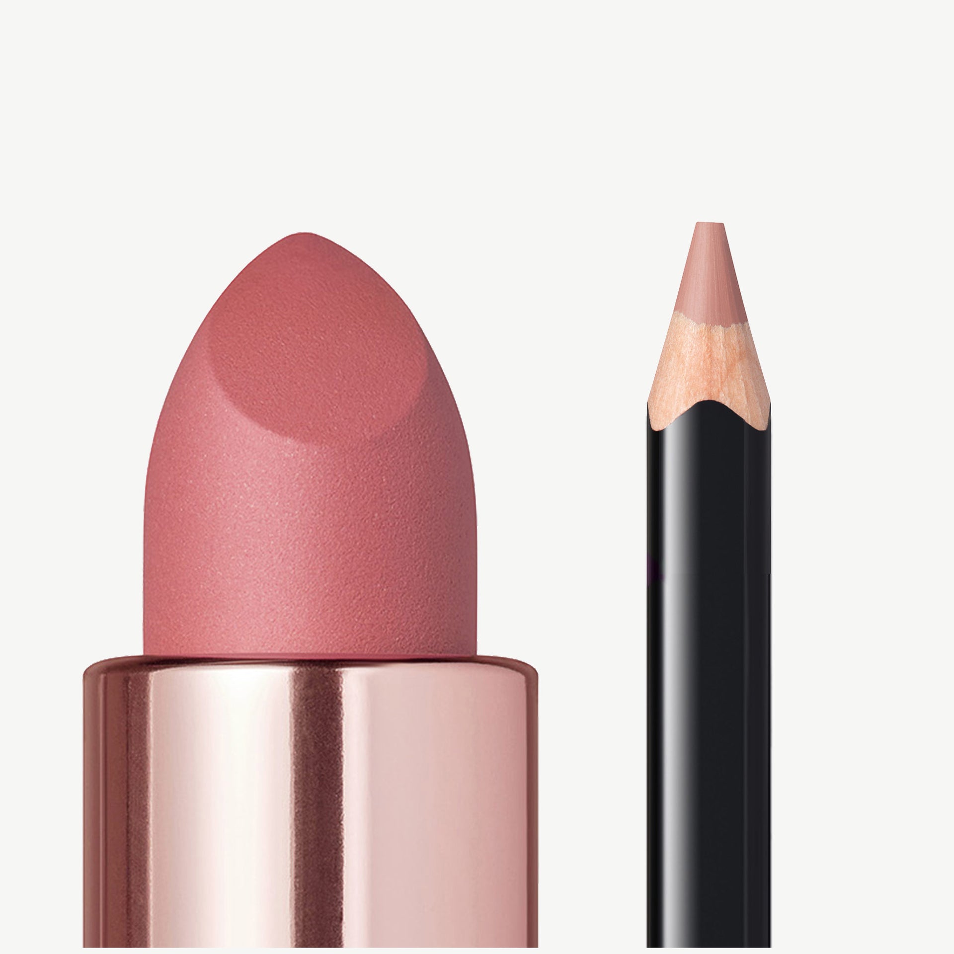 Muted Mauve & Hush Rose |Velvet-Matte Lip Duo - Muted Mauve & Hush Rose