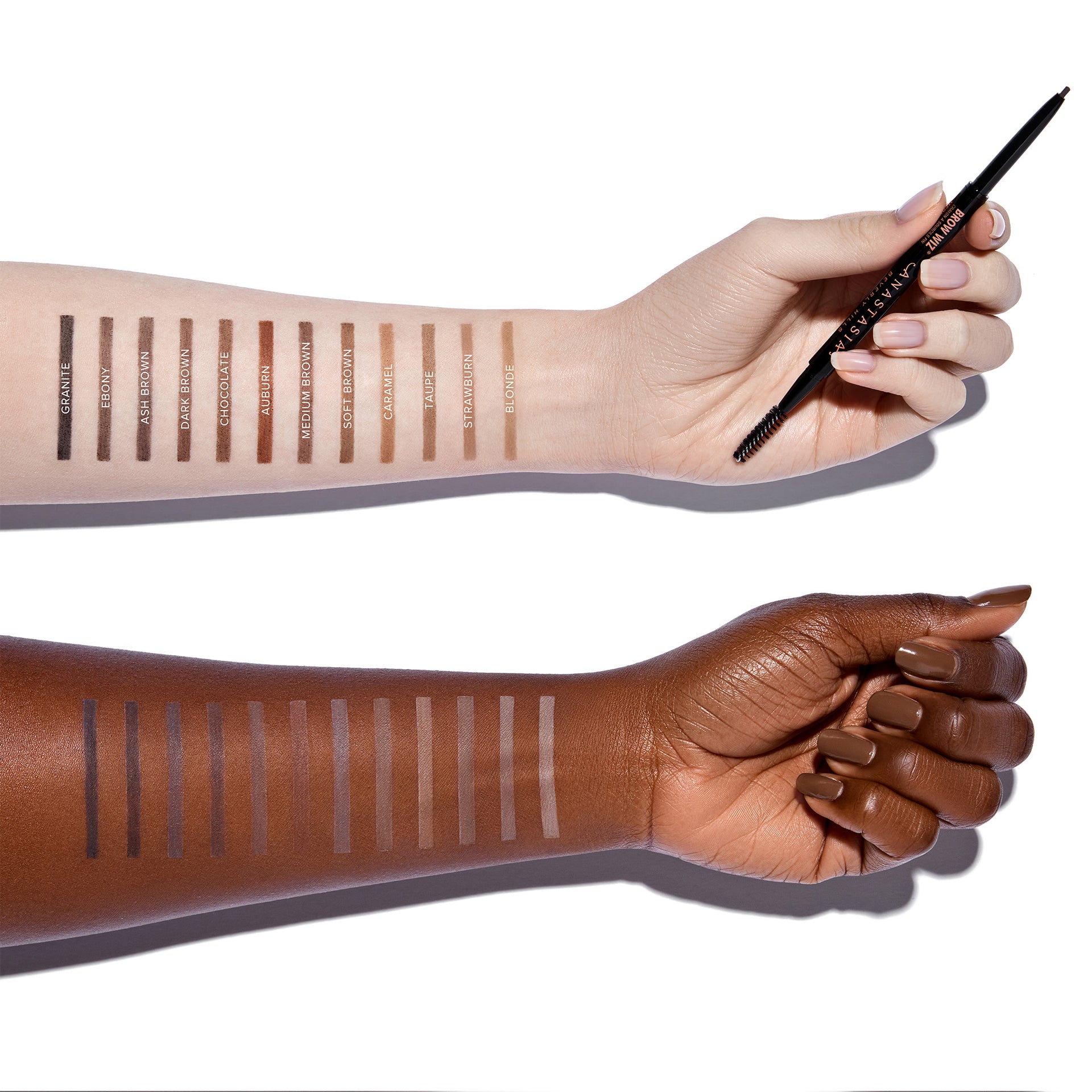 Deluxe Mini Brow Wiz Swatches