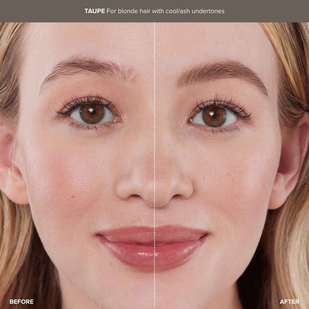 Taupe | Sculpted & Defined Brow Kit Before & After - Taupe