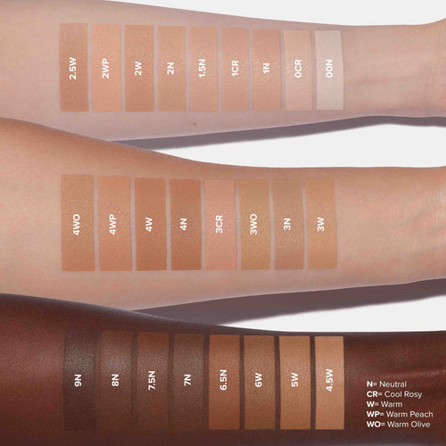 Impeccable Blurring Second-Skin Matte Foundation Arm Swatch