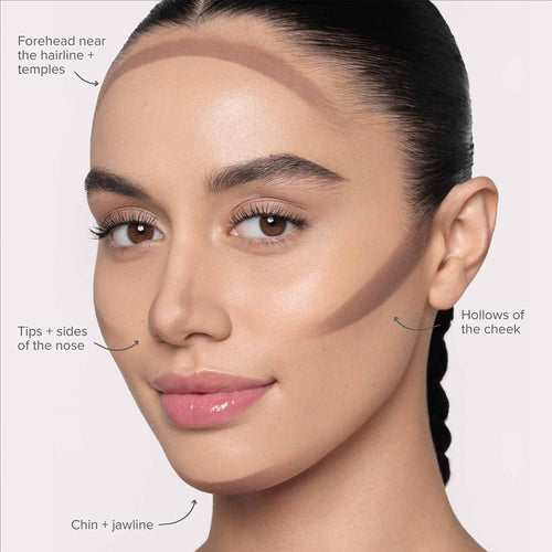 How To Apply Smooth Blur Contour Stick. Apply on forehead near the hairline and temples. Apply on tips and side of the nose. Apply on hollows of the cheek. Apply on chin and jawline.