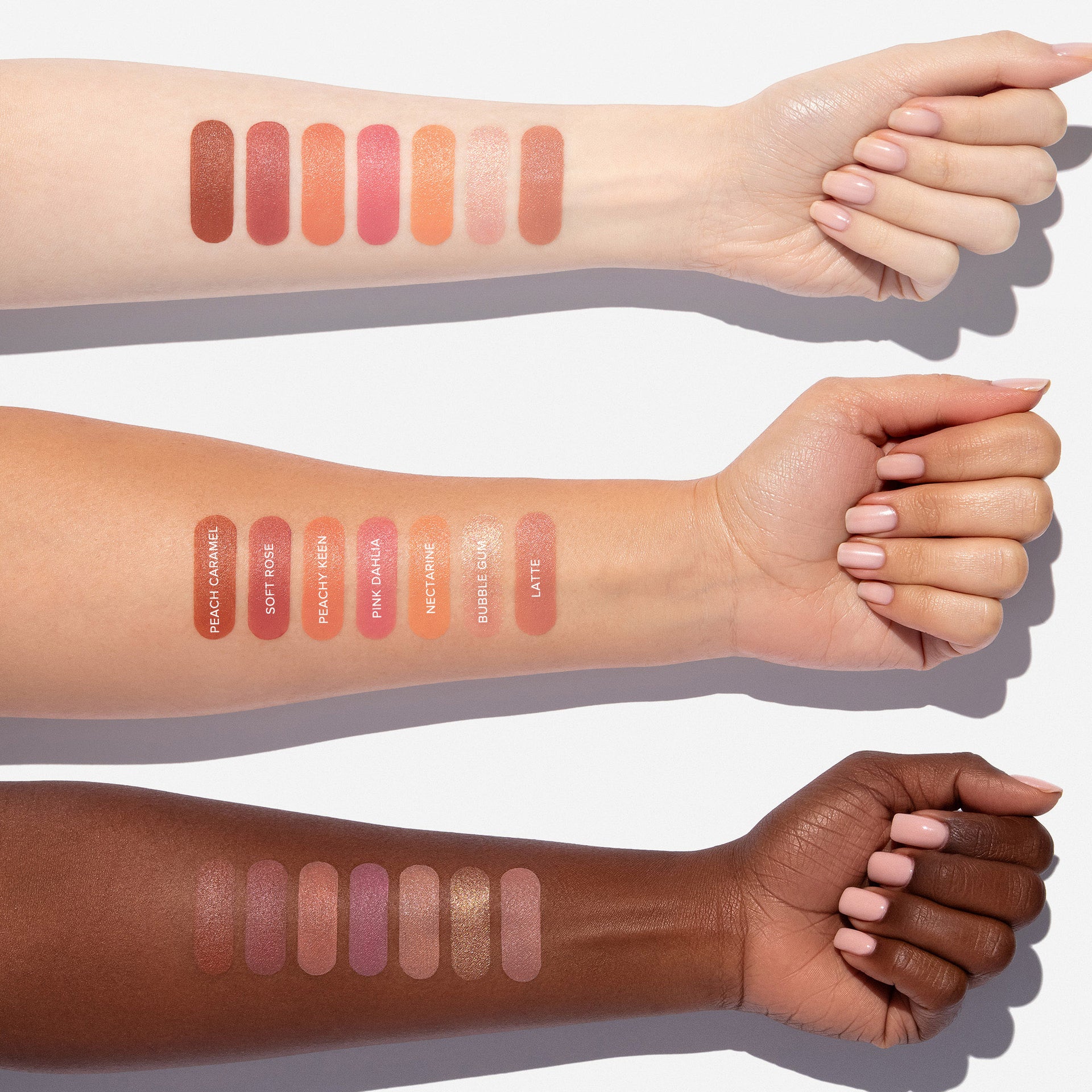 Stick Blush Arm Swatches