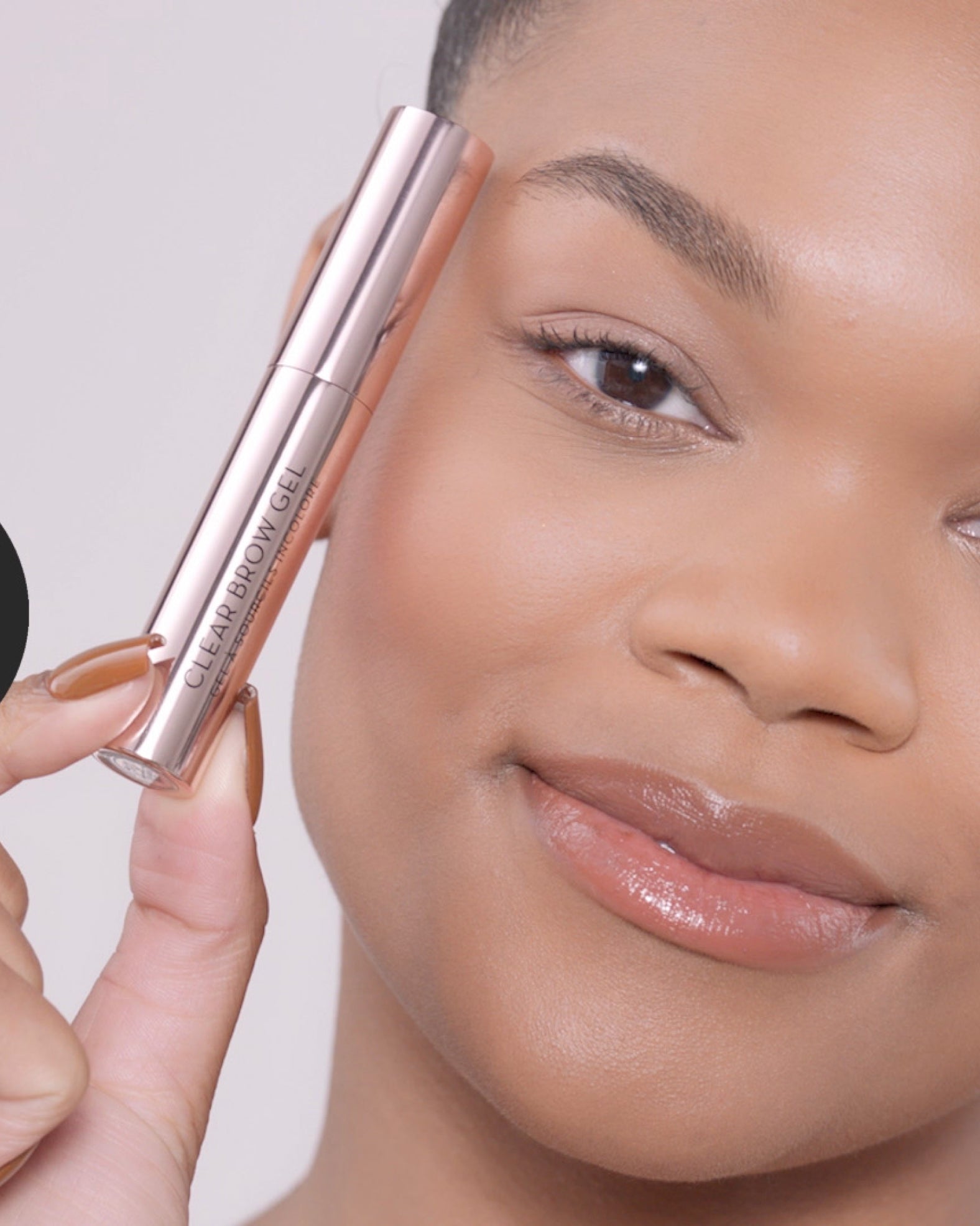 Applying Clear Brow Gel