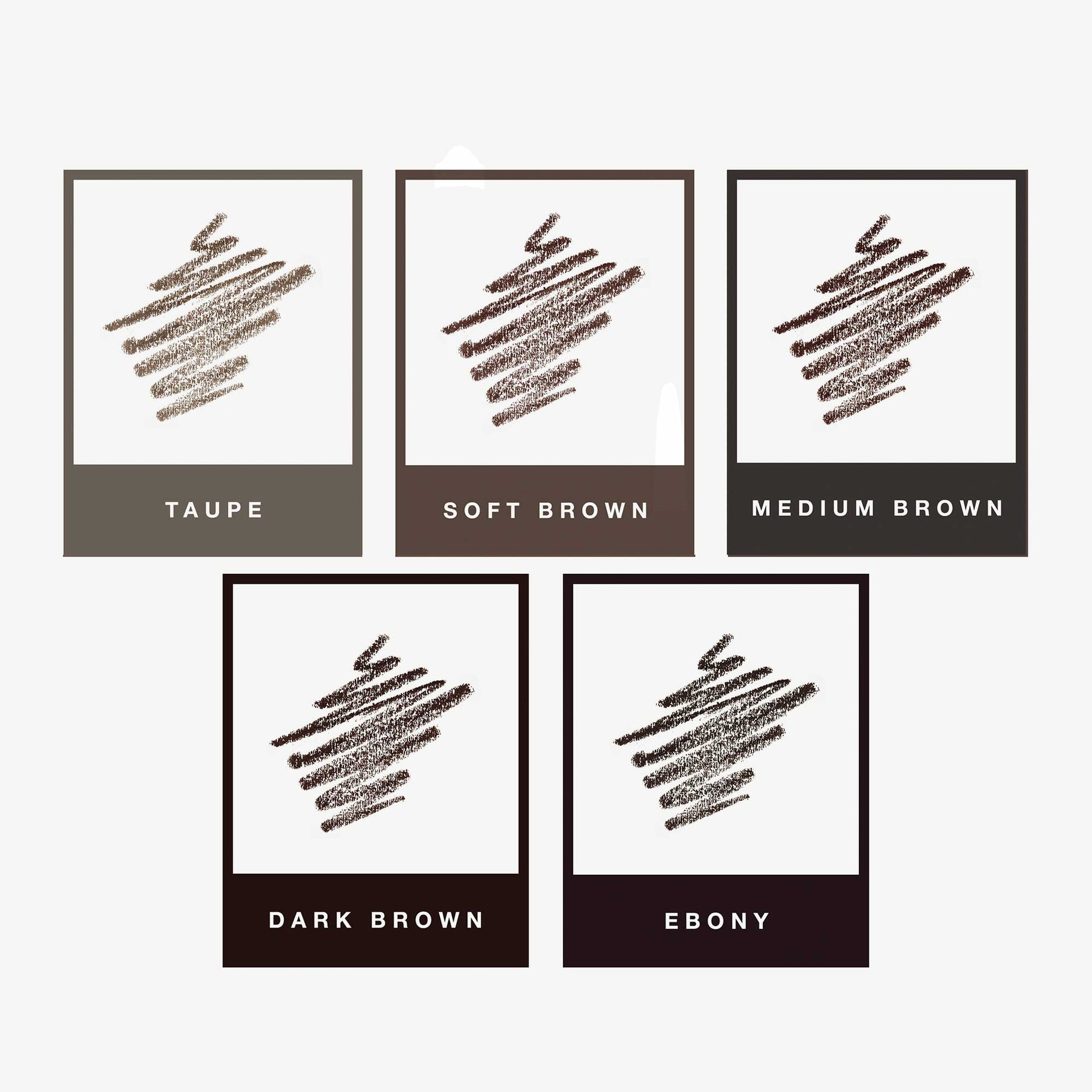 Brow Care Kit Swatches 