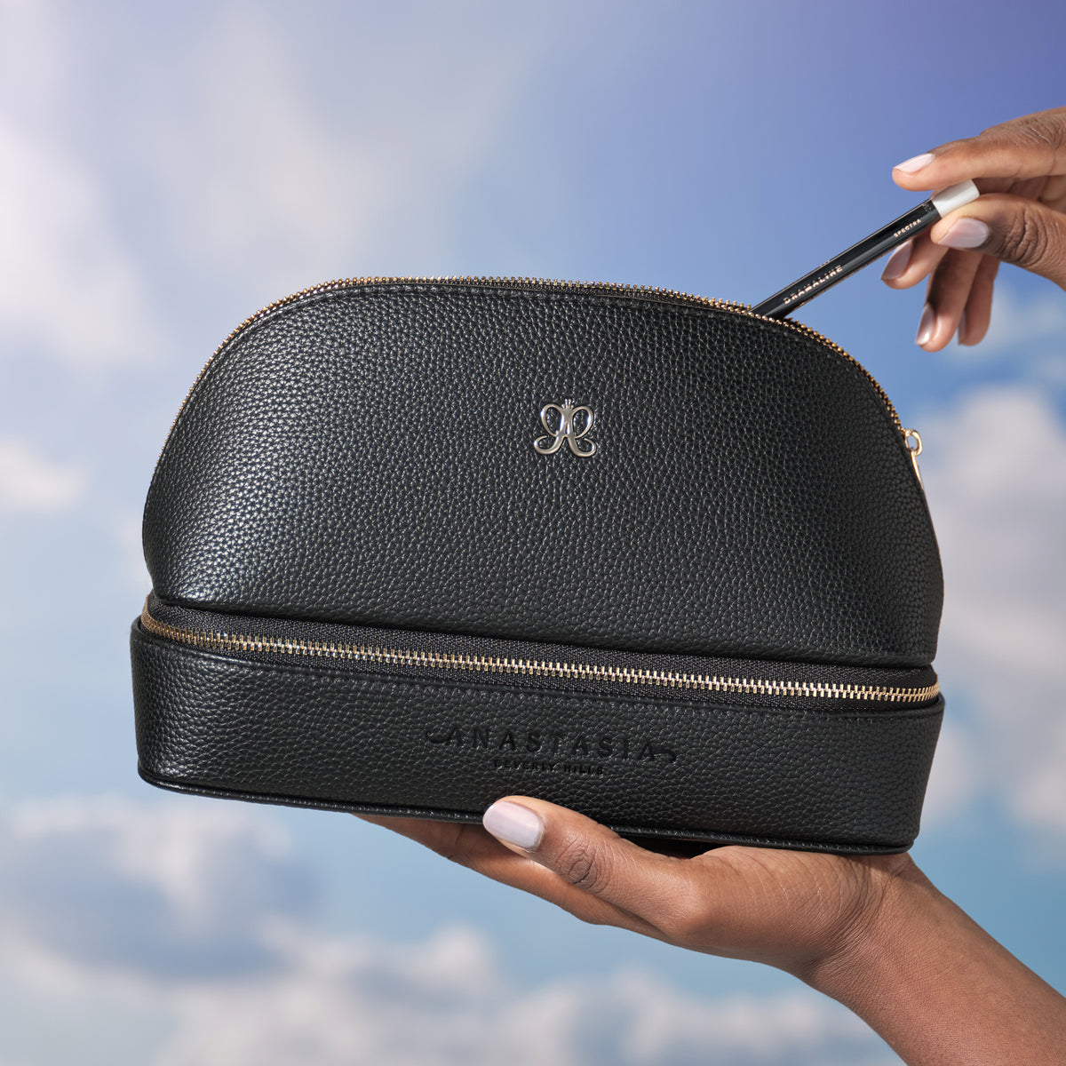 Vegan Leather Makeup Dome