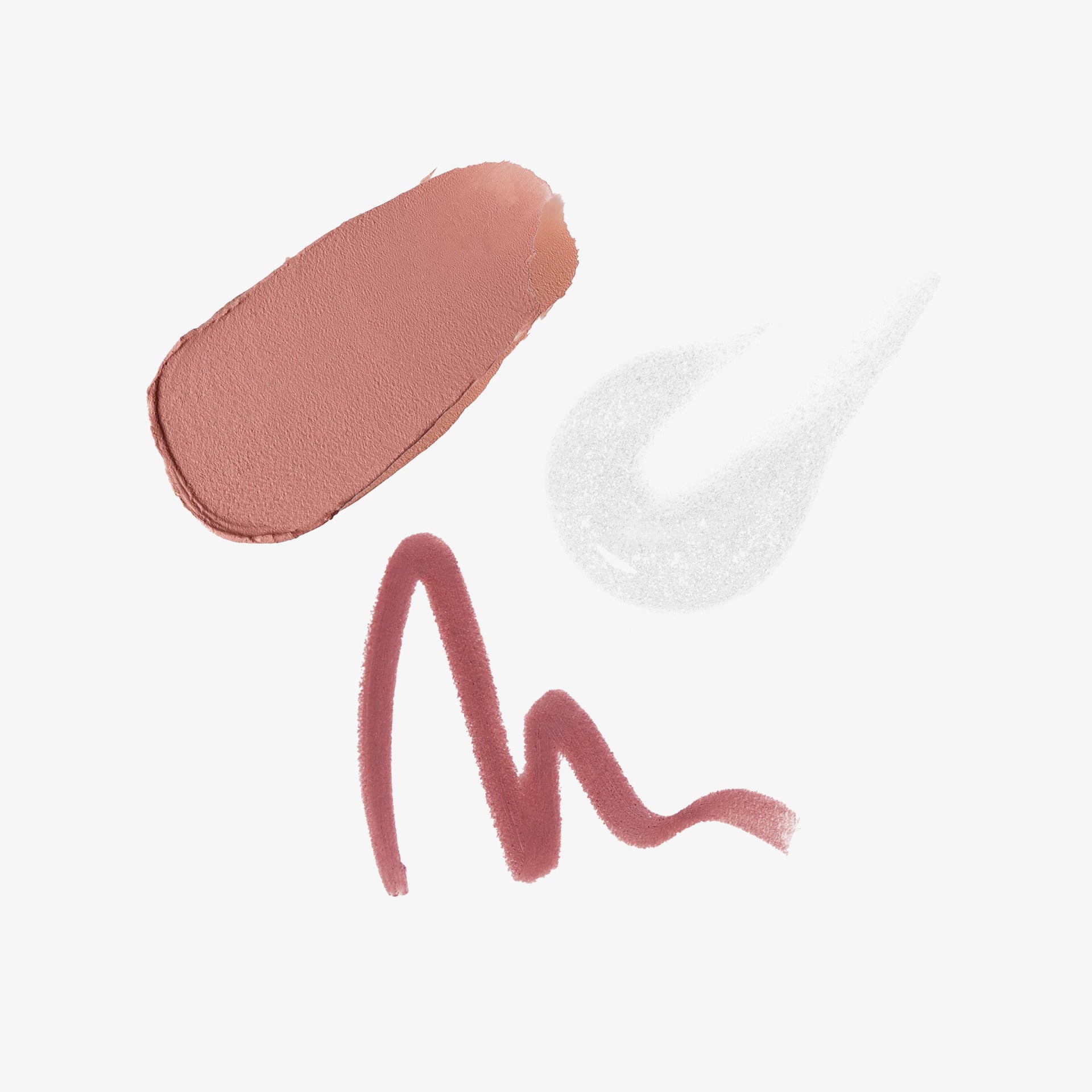 Kiss | Lip Velvet & Dusty Rose Lip Liner & Honey Diamond Lip Gloss