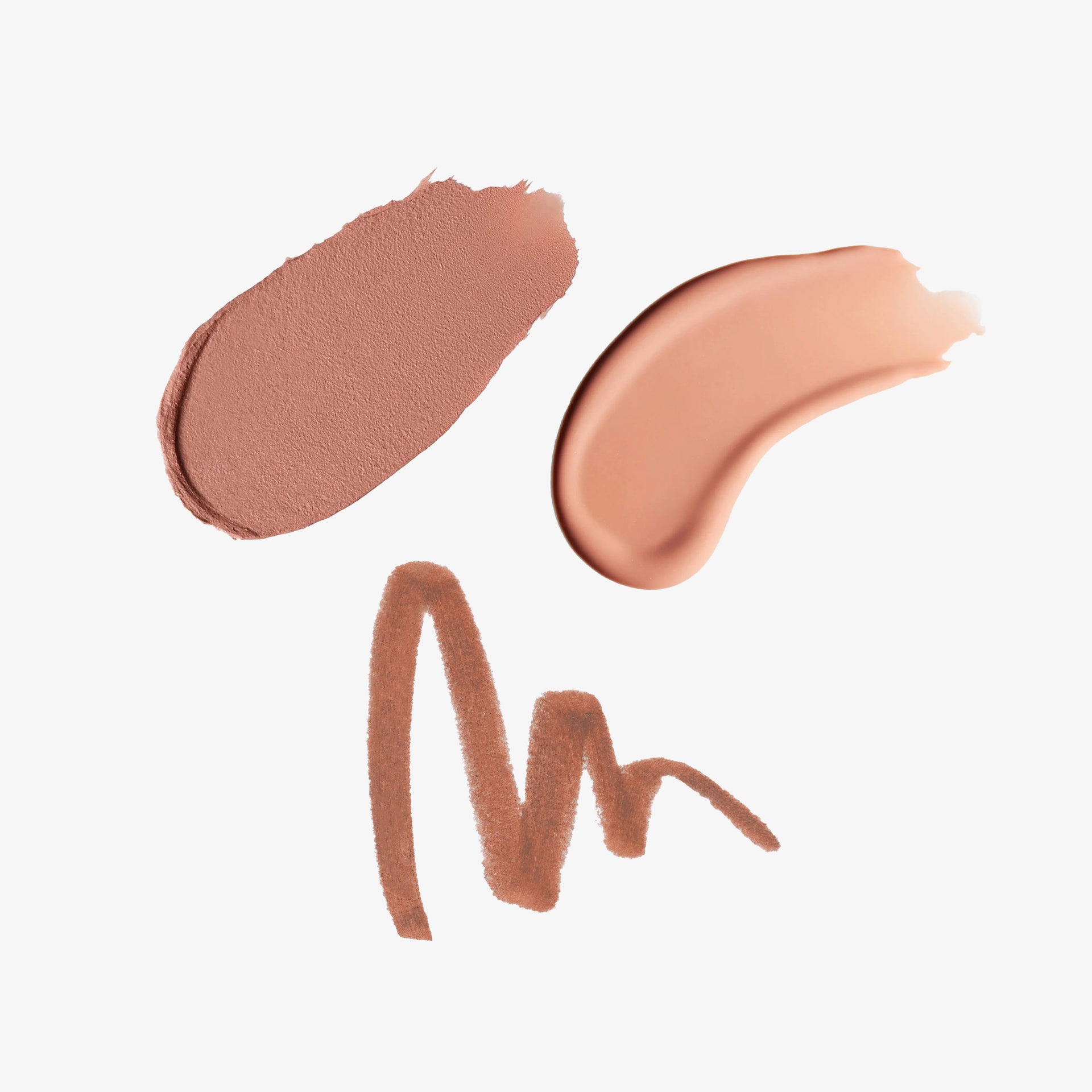 Peachy Nude | Lip Velvet & Mocha Lip Liner & Guave Lip Gloss