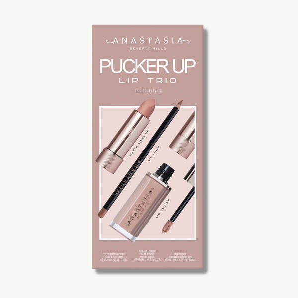 Deep Taupe/ Hush Pink / Pure Hollywood | Pucker Up Lip Trio
