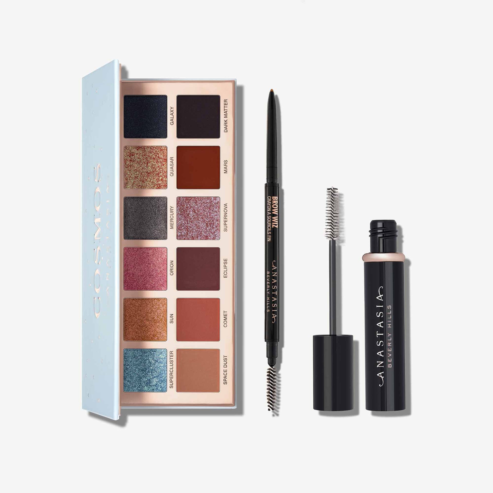 Strawburn |Lash Sculpt Lengthening & Volumizing Mascara + Cosmos Eyeshadow Palette + Brow Wiz® - Strawburn