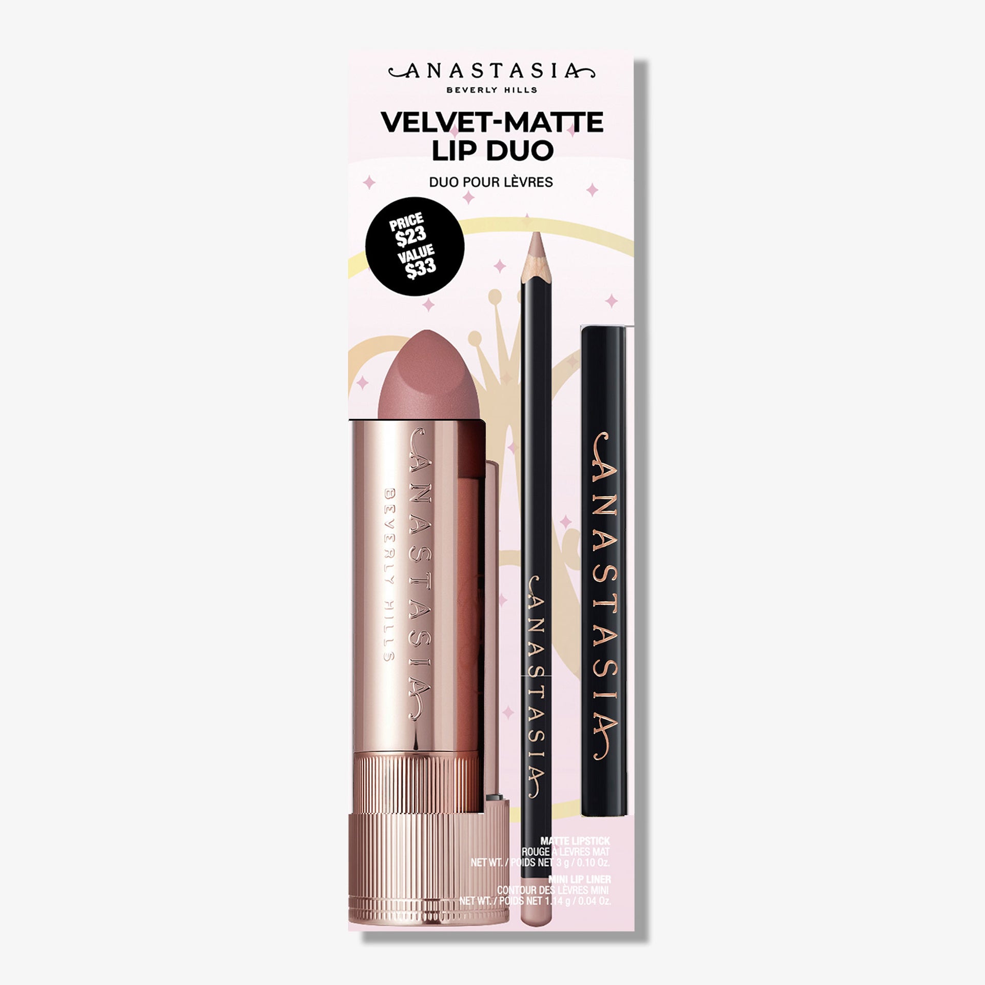 Muted Mauve & Hush Rose |Velvet-Matte Lip Duo - Muted Mauve & Hush Rose