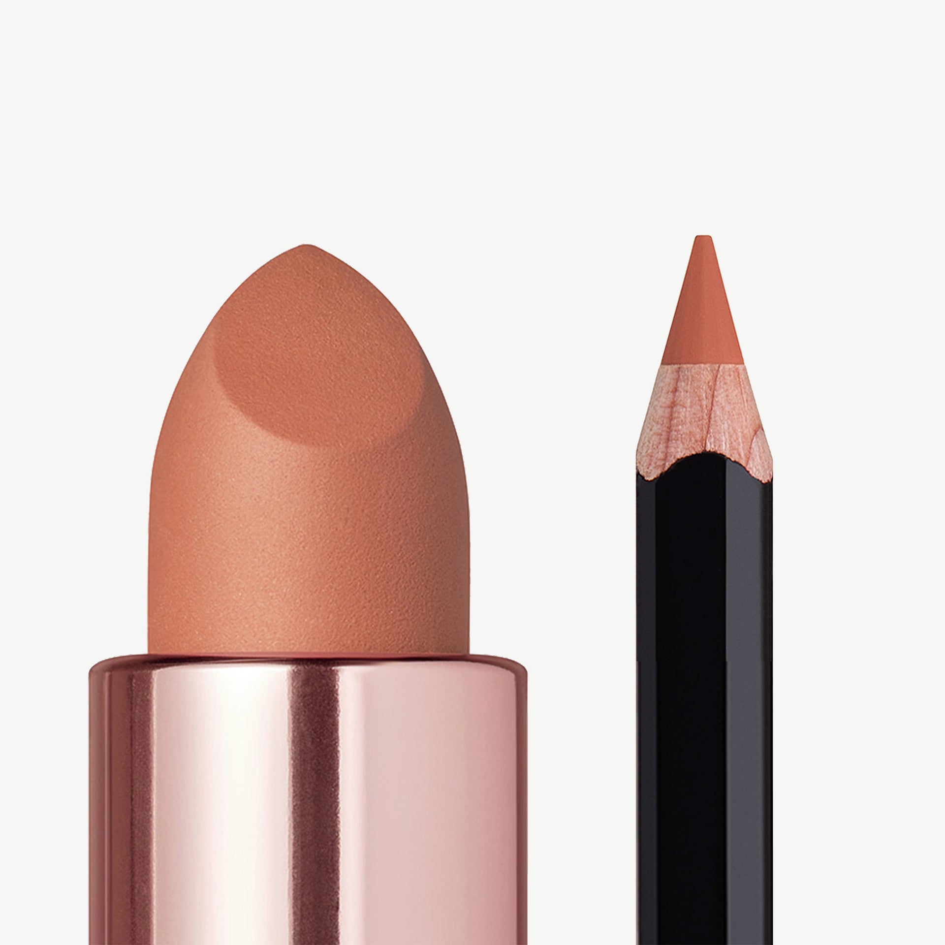 Warm Taupe & Warm Taupe |Velvet-Matte Lip Duo - Warm Taupe & Warm Taupe