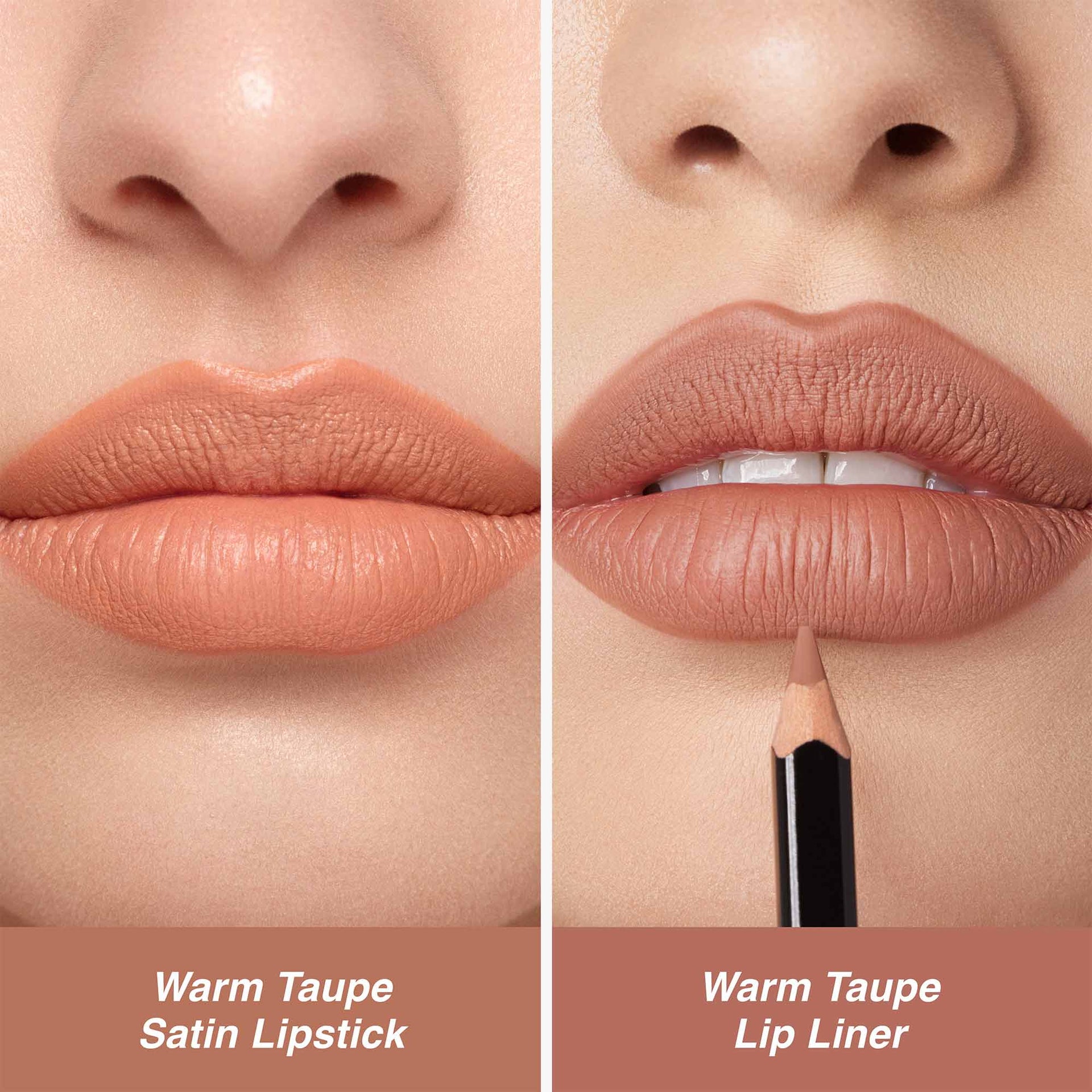 Warm Taupe & Warm Taupe |Velvet-Matte Lip Duo - Warm Taupe & Warm Taupe