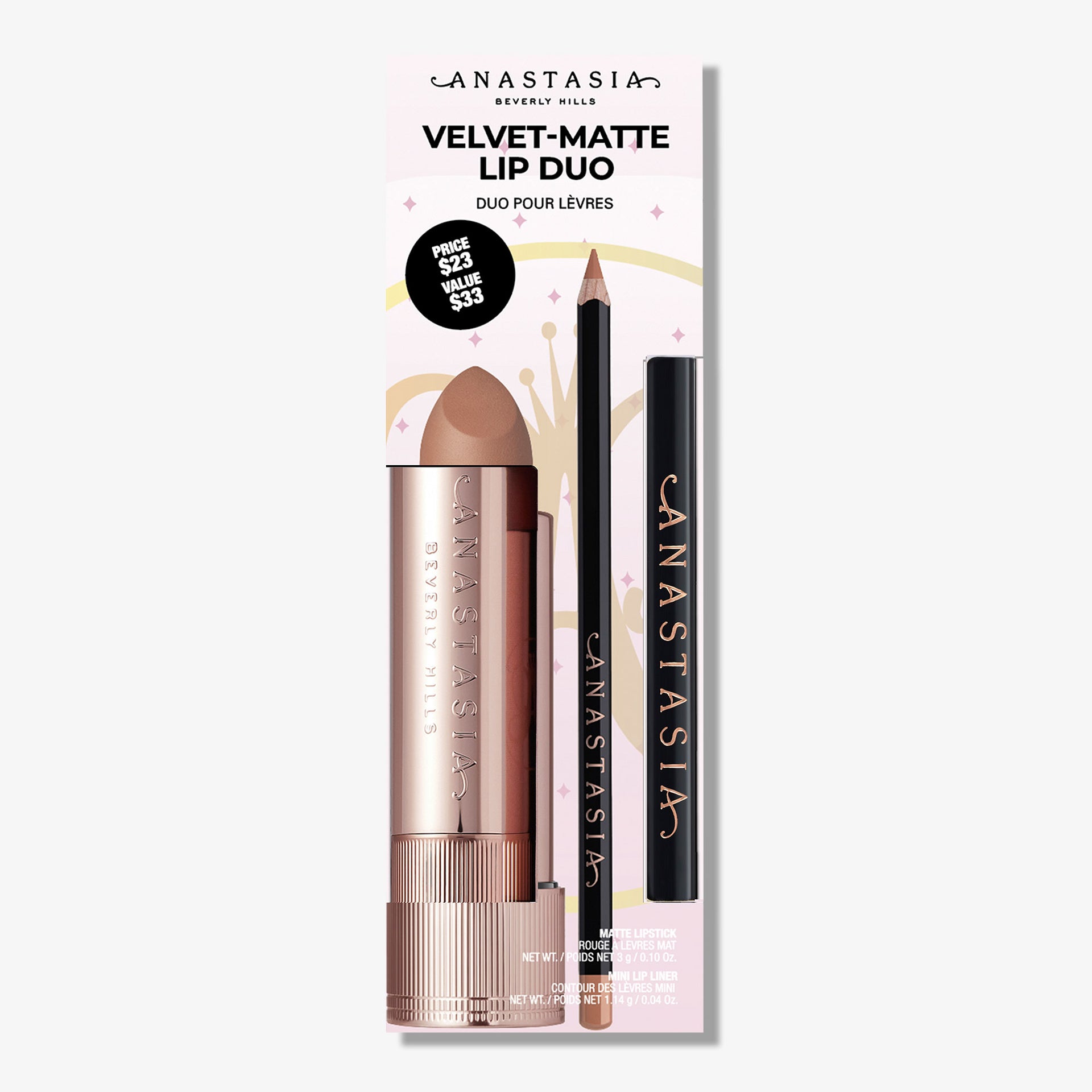 Warm Taupe & Warm Taupe |Velvet-Matte Lip Duo - Warm Taupe & Warm Taupe