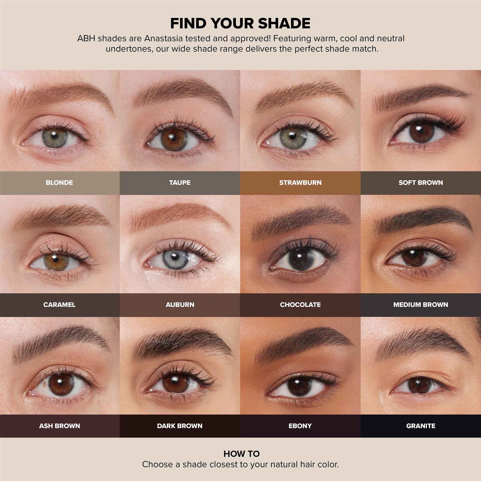 Brow Wiz Find Your Shade