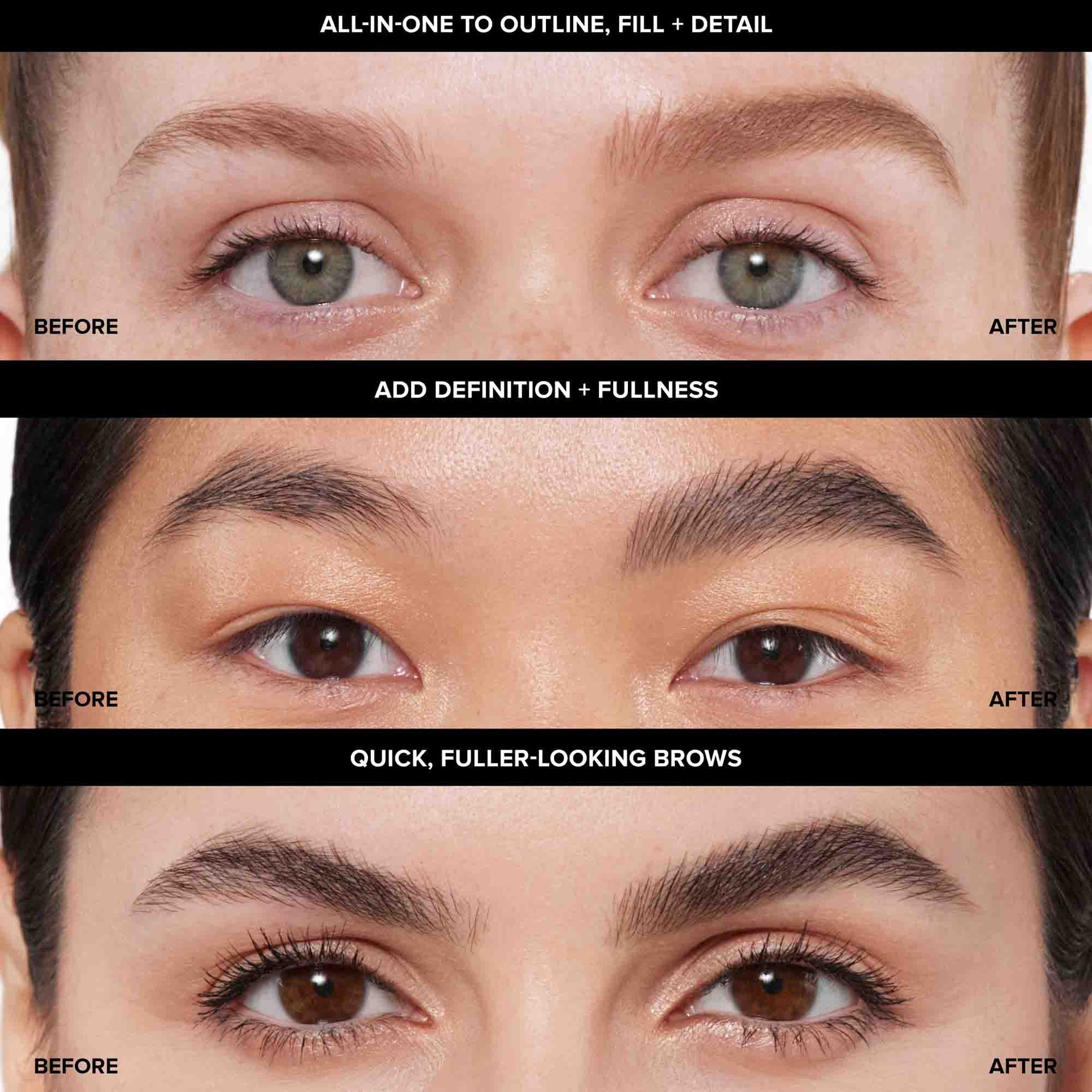 Brow Definer Before and After