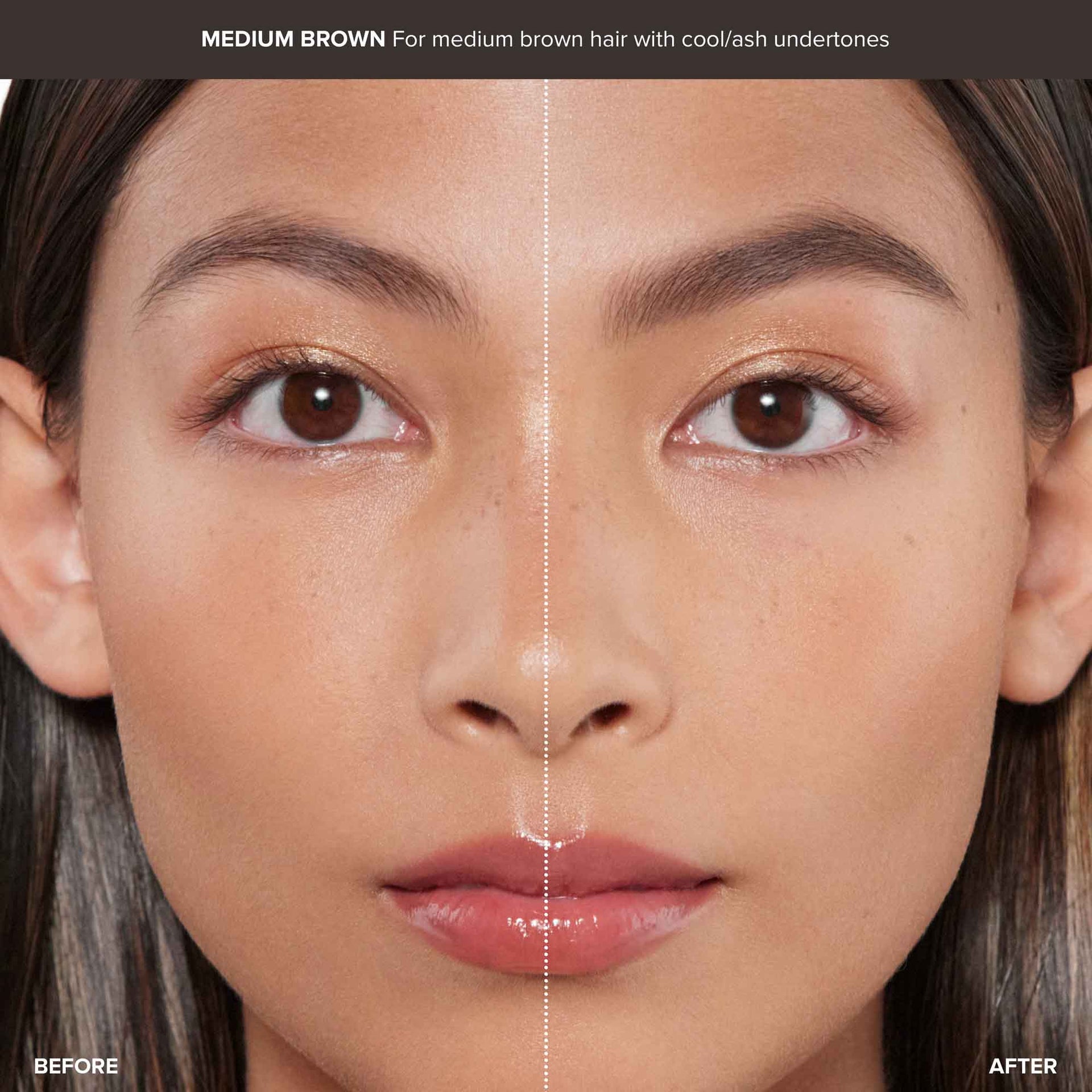 Medium Brown | Natural & Polished Deluxe Brow Kit - Model Image