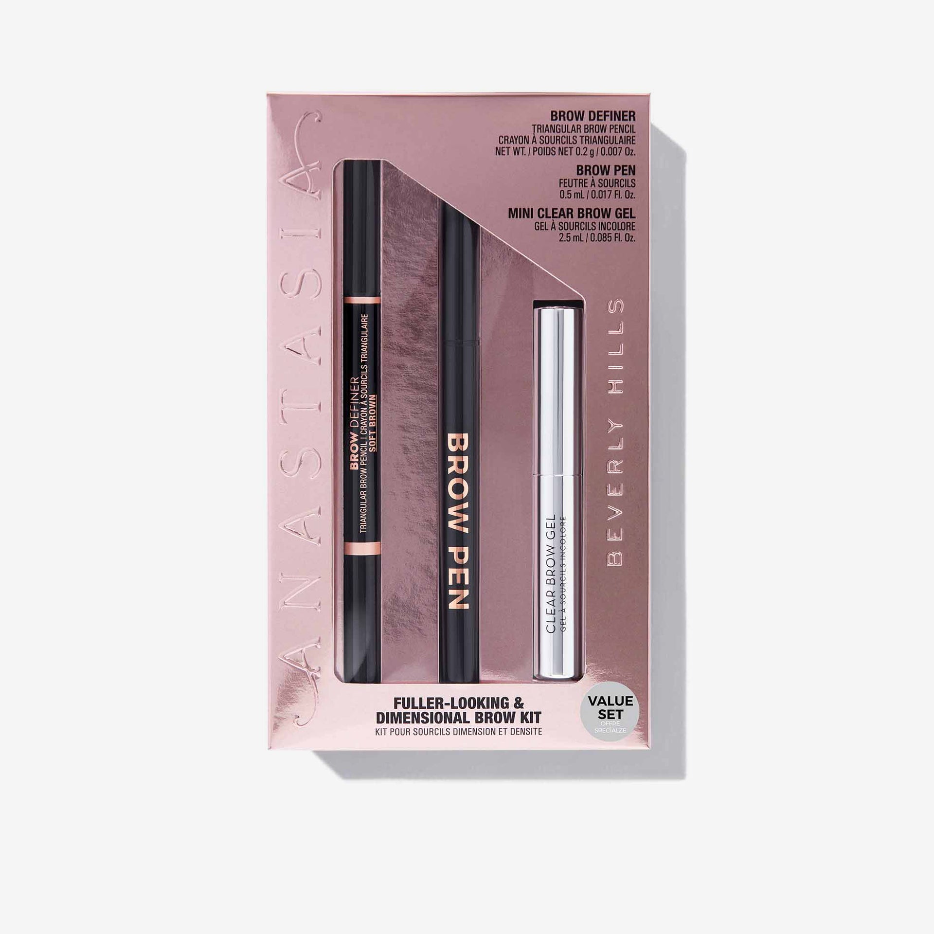 Soft Brown | Fuller-Looking & Dimensional Brow Kit - Soft Brown 