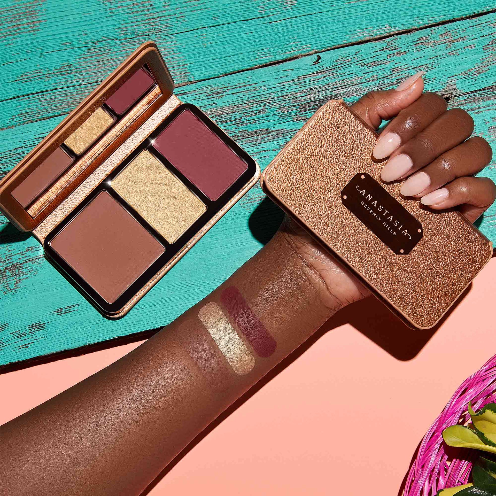 Tropical Getaway | Face Palette Arm Swatches 