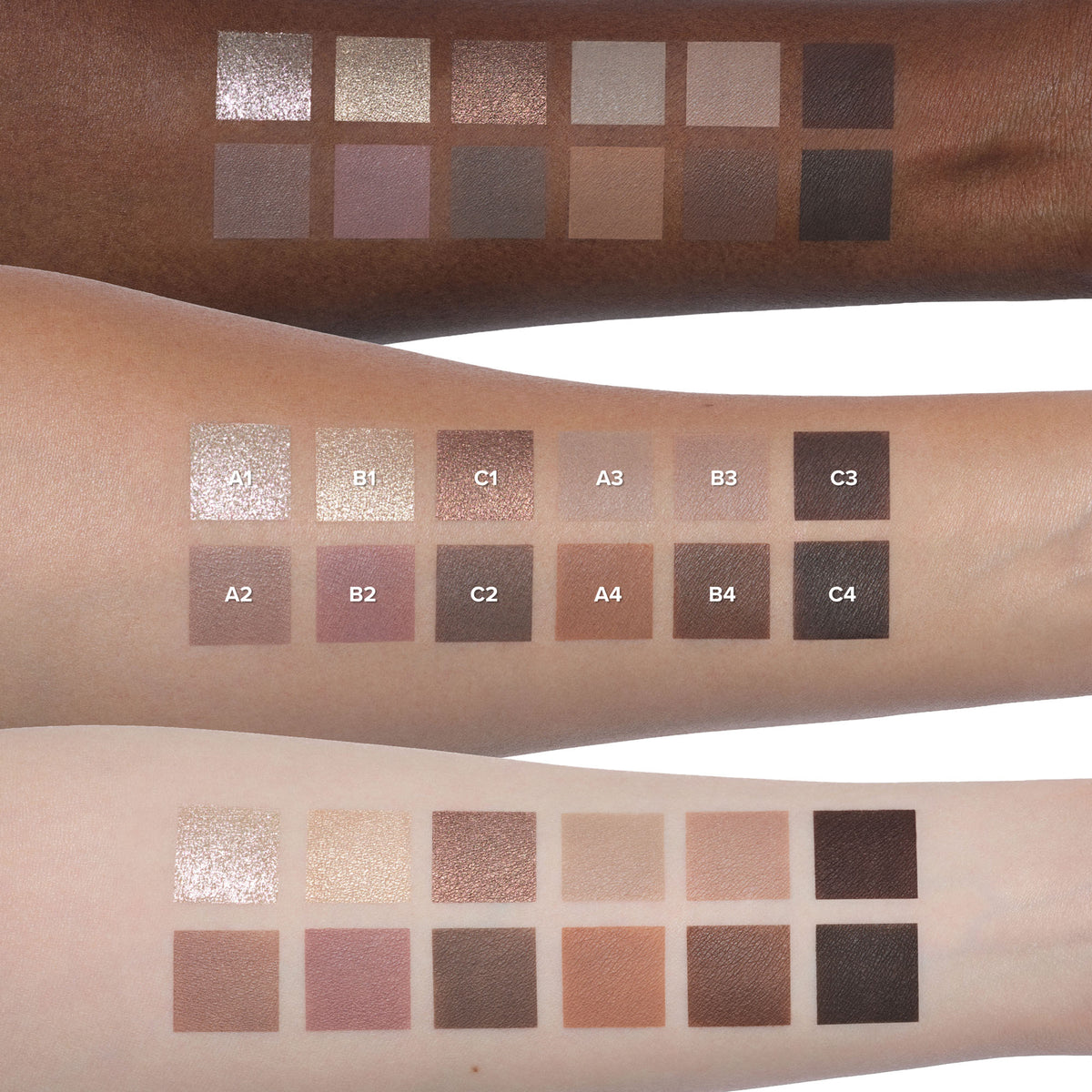 Genesis Eyeshadow Arm Swatches