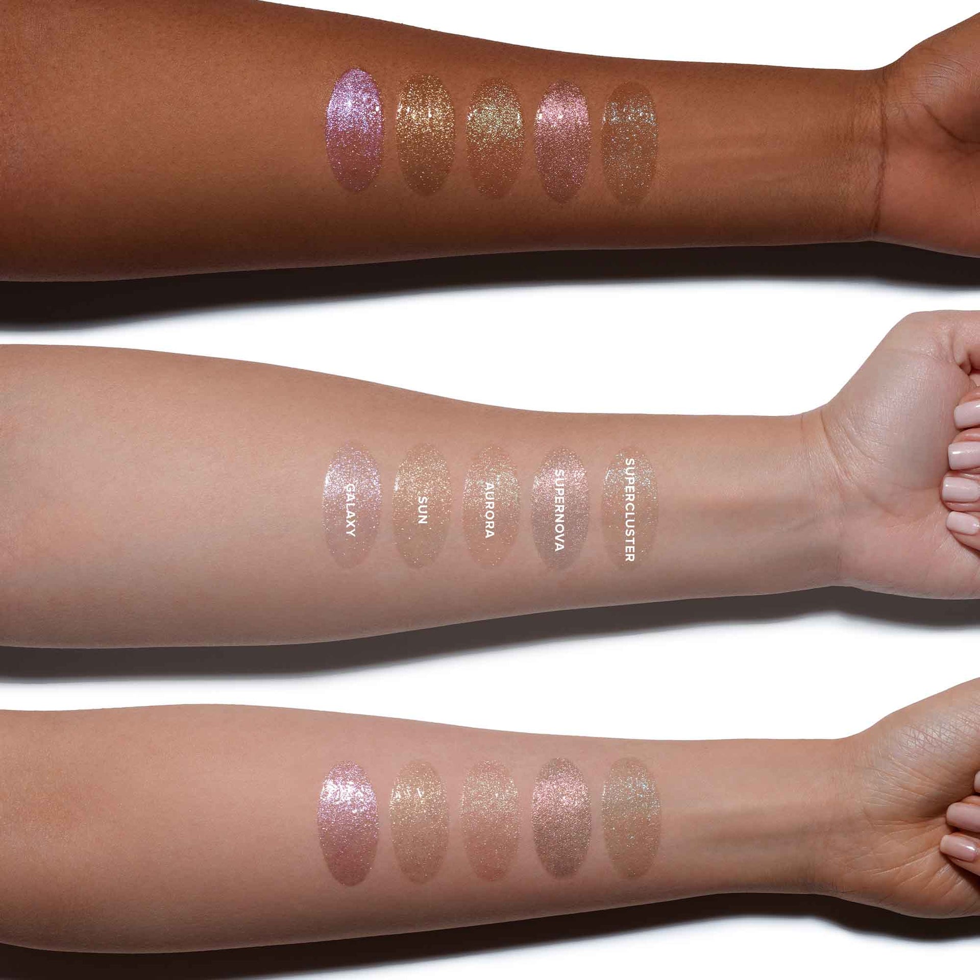 Cosmic Collection Eye Gloss arm swatch