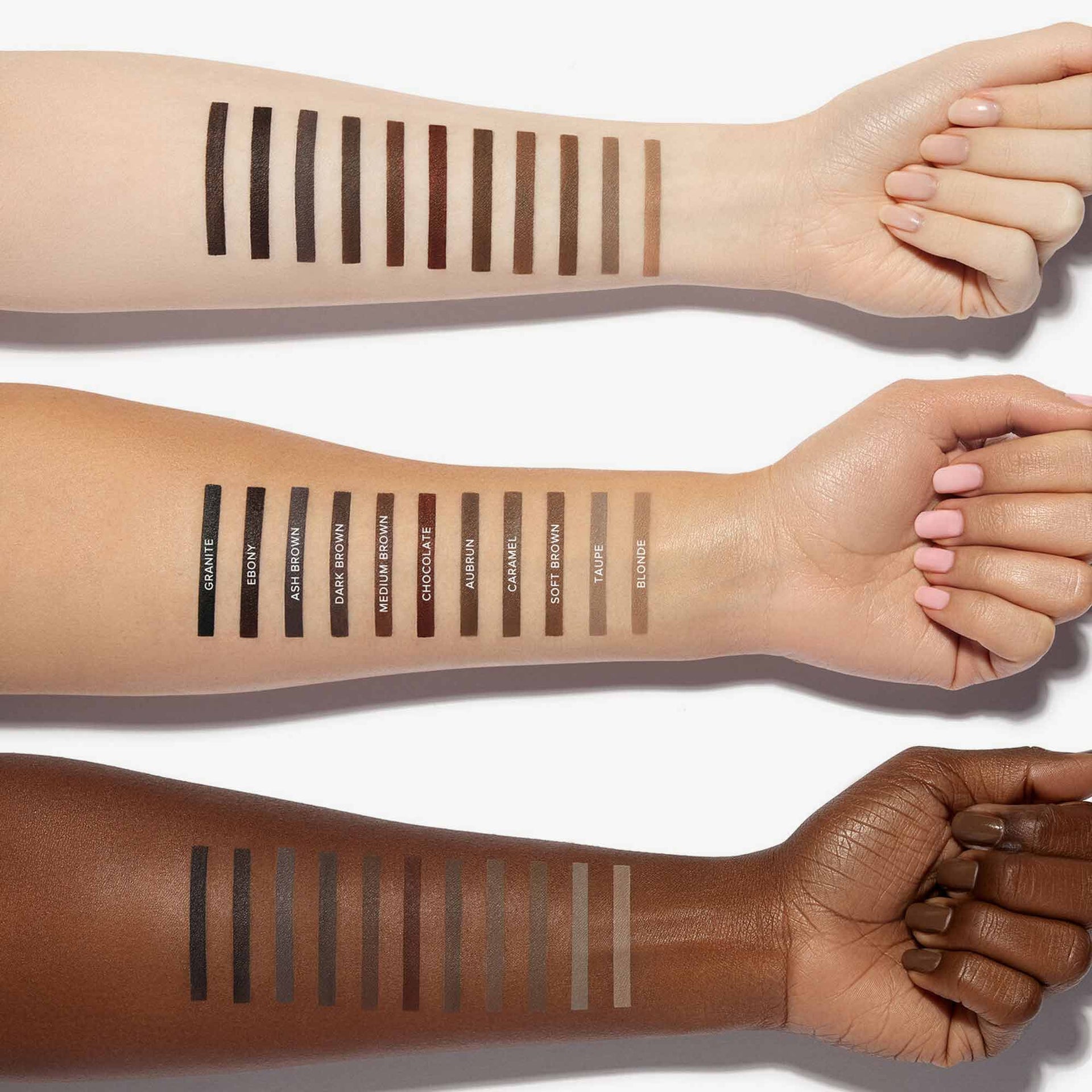 DIPBROW® Gel Arm Swatches 