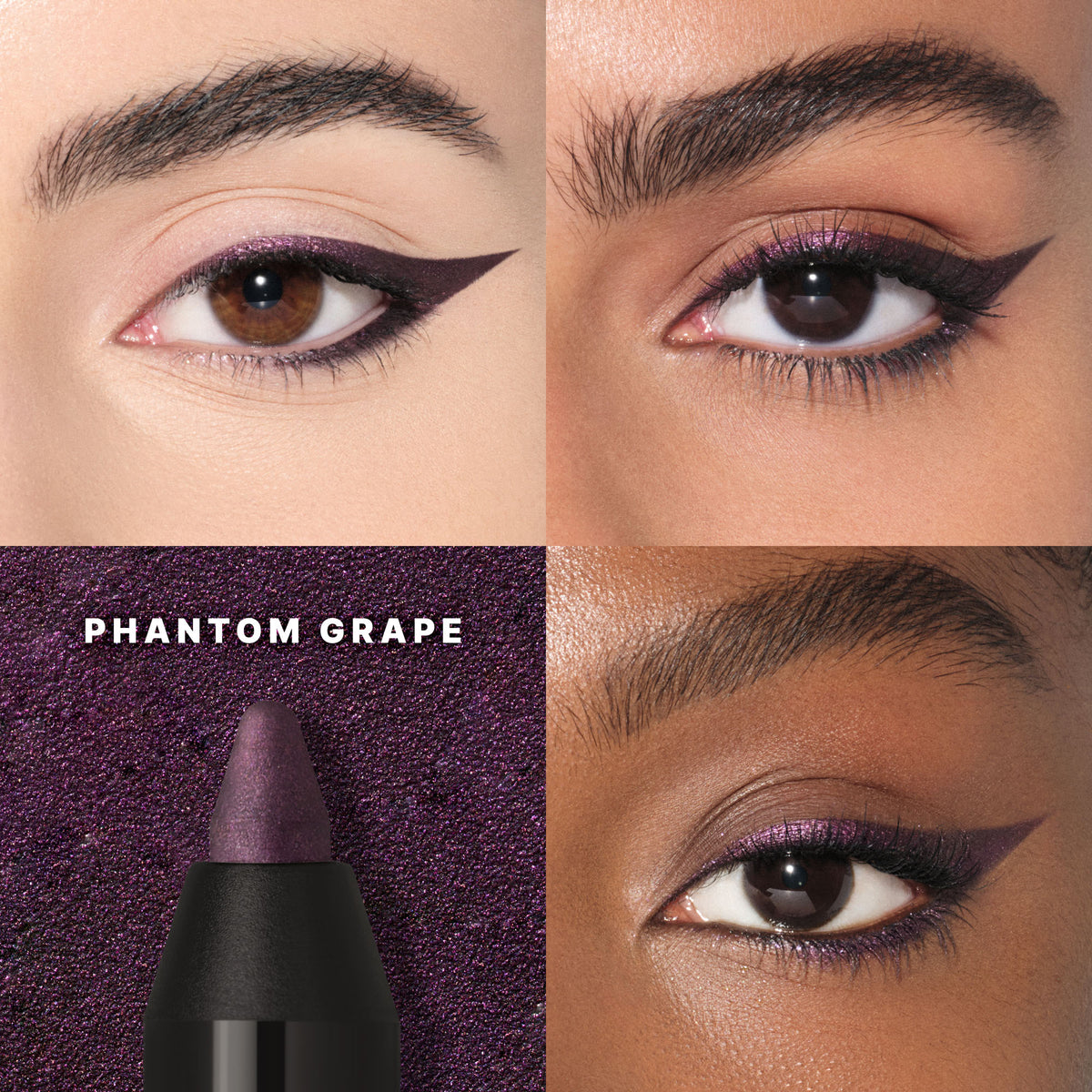 Phantom Grape | Dramaline Longwear Eyeliner Eye Swatch