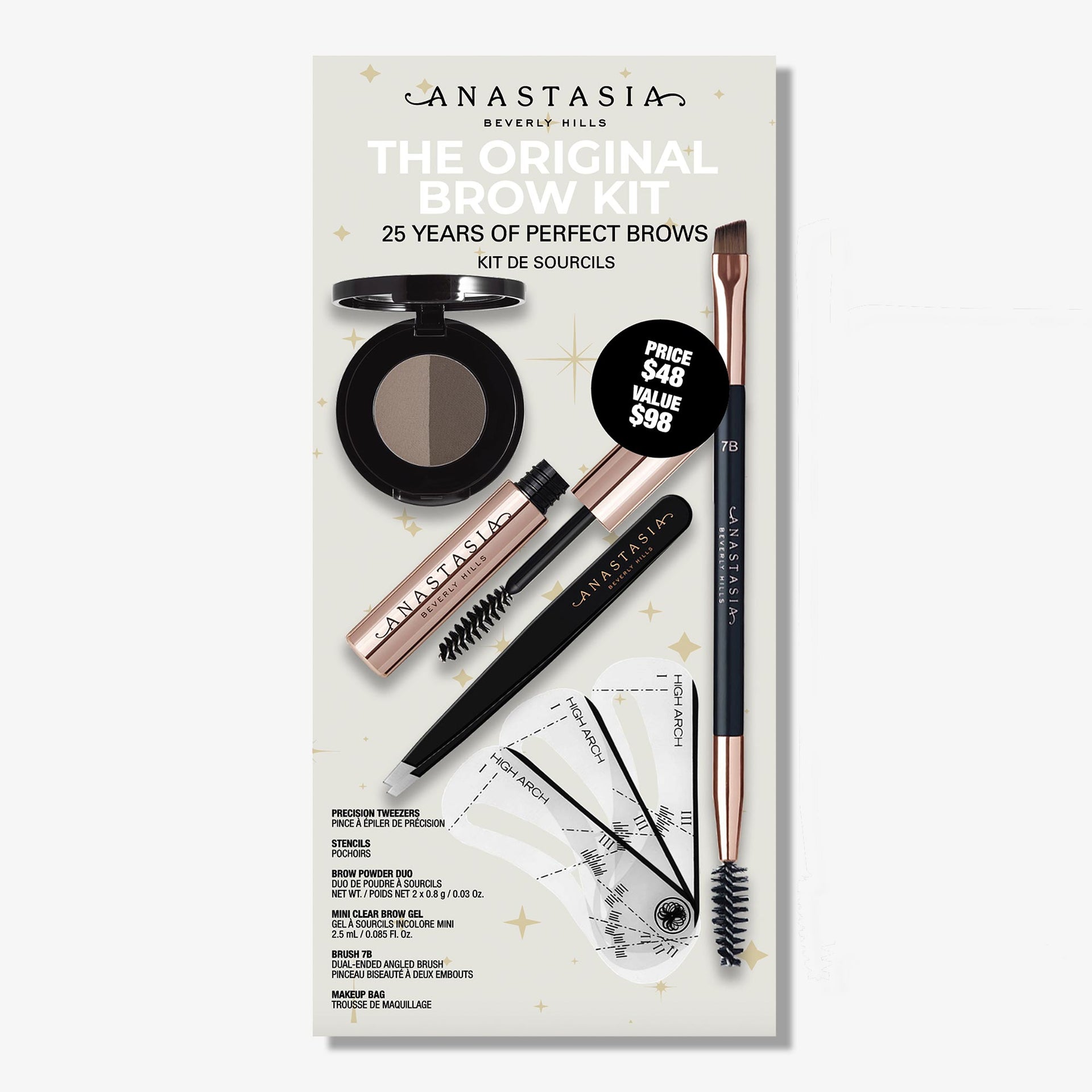 Dark Brown |The Original Brow Kit: 25 Years of Perfect Brows - Dark Brown